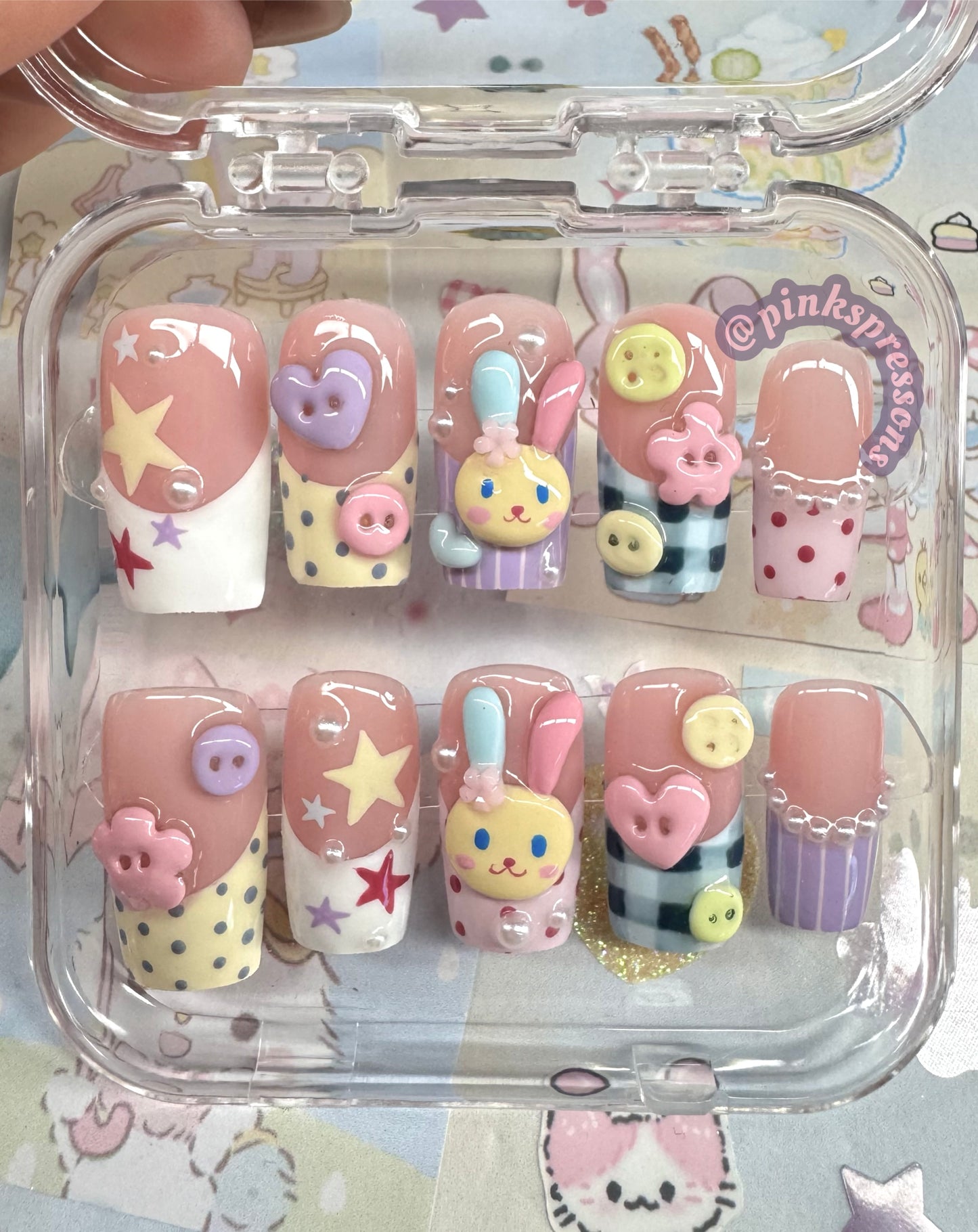 Bunny buttons